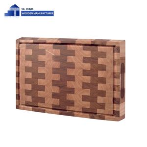 Acacia Wood Bread <b>Board</b> and End Grain Cutting <b>Board</b> Set Custom Wooden Kitchenware Manufacturer for 2026 Business - Product Image 5