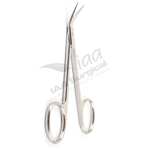 Ciseaux manuels en acier inoxydable de qualité médicale TC Gold Iris, 11,5 cm, instrument chirurgical de haute qualité, tranchant, ensemble d'instruments chirurgicaux CE - Product Image 1
