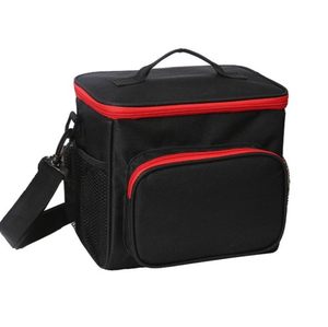 กระเป๋าเก็บความเย็นแบบนุ่มบุฉนวน ทำจากวัสดุโพลีเอสเตอร์สีขาว พร้อมซับใน PEVA - Product Image 2