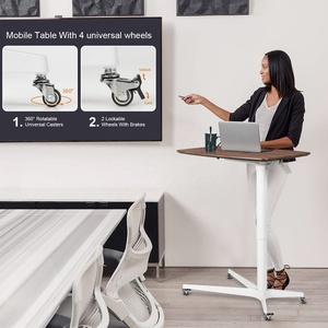 Table d'entraînement Roulettes de poste de travail avec frein Table ergonomique réglable pour l'école - Product Image 5