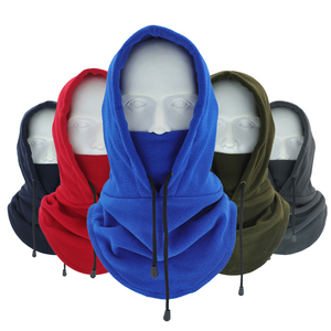 Balaclava unisexe à capuche réglable, cache-cou d'hiver pour le ski en plein air, respirant et imperméable, en polaire verte, taille adulte - Product Image 4