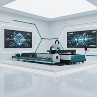 LXSHOW Dernière machine de découpe laser multifonctionnelle à fibre LX3015HCT 1000W 2000W 3000W, équipement laser industriel pour le traitement des métaux