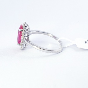 Chic <b>Women</b> Designer <b>Ruby</b> 14K Yellow Gold <b>Ring</b> Elegant Fine Jewelry Statement Accessory <b>for</b> Wedding Party Special Occasions - Product Image 3