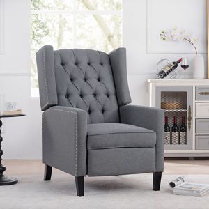 27.16\" Wide Manual Wing Chair <b>Recliner</b> - Product Image 1