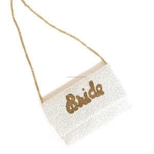 กระเป๋าคลัทช์ผ้าไหมปักลูกปัดหลากสีทำมือ ทนทาน ป้องกันการโจรกรรม ของขวัญแต่งงาน กระเป๋าถือลำลอง กระเป๋าใส่ของสำหรับงานปาร์ตี้ ขายส่ง - Product Image 3