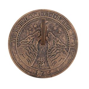 Reloj Solar Claddagh de Metal Único con Diseño Artístico para Decoración de Patio y Uso Decorativo en Jardín Exterior - Product Image 1