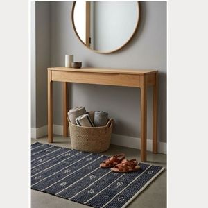 Tapis d'intérieur en coton tissé à la main, motif tribal noir à rayures, tissage plat, pour salon, chambre, hôtel, décoration intérieure - Product Image 5