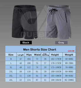 Shorts de course pour hommes en toile respirante avec poches, séchage rapide, polyester, pour la gym et l'entraînement, logo personnalisé position avant, OEM - Product Image 4
