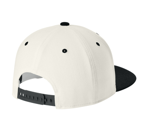 Casquette Snapback Unisexe Blanche à 6 Panneaux avec Visière Noire, Couleur Unie, Style Urbain, Chapeau de Baseball Ajusté, Décontracté, Pour Toutes Saisons - Product Image 3