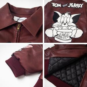 Hot Selling XS Men's Winter <b>Jacket</b> High Street Style Cow Skin <b>Canvas</b> Eco-Friendly Breathable Windproof Lightweight Front Logo - Product Image 4