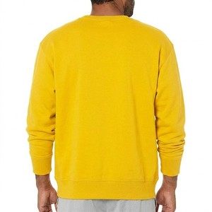Custom Heavyweight Crewneck Sweatshirt 100% Cotton French Terry Pullover Oversized Casual Streetwear Blank Sweatshirt For Men - Product Image 2