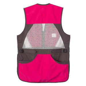 Unisex Breathable Hunting Vest Yellow Navy Mesh Zipper Closure Summer Outdoor Wear Adult Size - Product Image 2
