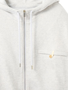 เสื้อฮู้ดดี้โอเวอร์ไซส์ทรงครอป สีพื้น ผ้าฝ้ายเฟรนช์เทอร์รี่ แฟชั่นลำลองสำหรับทุกเพศ - Product Image 4