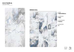 Azulejos de porcelana premium modernos con superficie adhesiva, tamaño 600x1200, azulejos grandes para pisos y paredes para proyectos de lujo. - Product Image 5