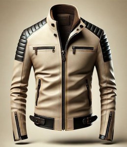 Veste en cuir pour homme 2026, respirante, grande taille, pour l'extérieur, en toile de haute qualité, en vente - Product Image 1