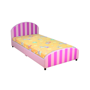 Lit double pour tout-petits en bois massif avec cadre en bois et revêtement en velours, écologique, durable et confortable, idéal pour les enfants, les appartements, les chambres et les écoles - Product Image 2