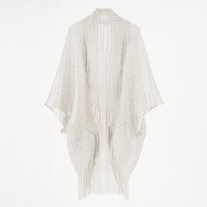 Lurex Slit <b>Cape</b> Holiday Bikini Cover-up by purl - Product Image 4