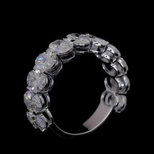 Oval Cut Colorless Lab Grown Diamond Engagement <b>Ring</b> for Women | Luxury Gold Wedding Anniversary <b>Ring</b> | Elegant Bridal Promise - Product Image 2