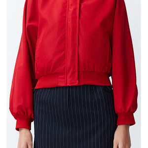 Chaquetas Bomber de Moda para Mujer, Tallas Grandes, Transpirables, Personalizadas OEM, Venta al Por Mayor, Ropa de Invierno, Lana/Cachemira, Alta Calidad, Talla Extra Grande - Product Image 6