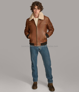 Chaquetas de cuero de vaca para hombre, chaquetas de cuero de calidad superior, transpirables, personalizadas para motocicleta, chaquetas de cuero genuino para hombre - Product Image 1