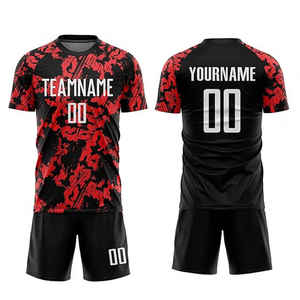 Uniforme de Fútbol Personalizado de Manga Corta de Alta Calidad, Secado Rápido, Transpirable, Antibacterial, con Entrega Rápida - Product Image 5