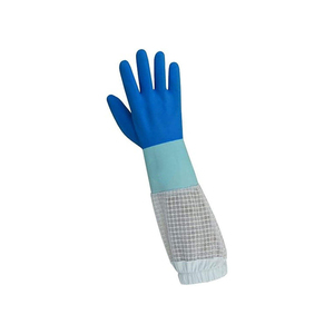 Gants d'apiculture respirants en cuir à manches longues pour la protection contre les piqûres lors des travaux en apiculture, vente en gros OEM - Product Image 2