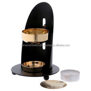 Brûleur d'encens en laiton à hauteur réglable, parfum jasmin, design exclusif pour bois de santal et bois d'agar, artisanat indien aromatique estival - Product Image 1