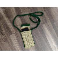 Sac bandoulière en jute tressé, pochette pour téléphone écologique, design élégant et durable pour femmes, accessoires de voyage et usage quotidien