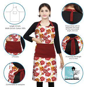 Delantal de Cocina de Alta Calidad, Premium, Lavable, Reutilizable, Estampado, Elegante, para Chef - Product Image 4