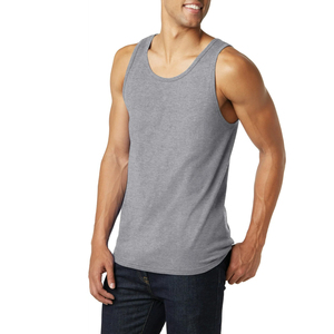 เสื้อกล้ามผู้ชายคุณภาพสูง 100% ผ้าฝ้าย ซึมซับเหงื่อ แห้งเร็ว เหมาะสำหรับออกกำลังกาย วิ่ง เทรนนิ่ง ฟิตเนส - Product Image 5