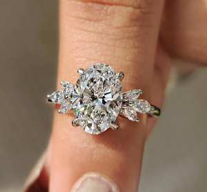 Anillo de Compromiso Avira Jewels con Diamante Moissanite de 1 Quilate, Anillo de Boda de Oro Blanco, Amarillo o Rosa de 14k, Sin Níquel, para Mujer - Product Image 4