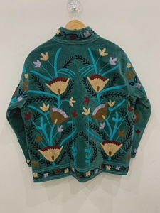 Ethnic Handmade Suzani Velvet Winter <b>Jacket</b> Women Floral Embroidered Boho Statement Coat <b>Jacket</b> Gift for Her - Product Image 1