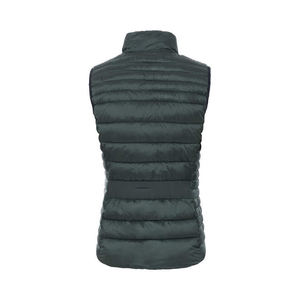 Chaleco Bomber de Invierno para Hombre, Color Borgoña, Corte Ajustado, Relleno de Poliéster, Tela de Lona, Resistente al Viento - Product Image 2