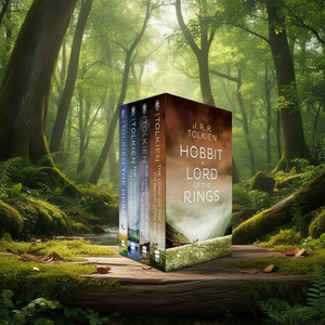 El Hobbit y El Señor de los Anillos, Set en Caja del Autor J R R Tolkien, Impresión de Libro Personalizado con Tapa Blanda - Product Image 3