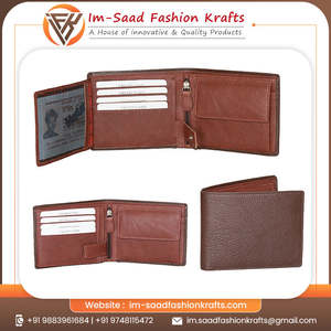 Cartera Bifold de Cuero Genuino Marrón para Hombre, Tarjetero Delgado con Múltiples Ranuras, Bolsillo para Efectivo, Monedero Minimalista para Uso Diario - Product Image 2