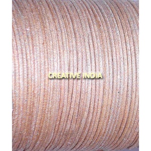 Gran oferta de Cordones redondos de algodón de 5mm y 2mm con acabado metálico para joyería artesanal DIY y otros accesorios, hallazgos a precio al por mayor - Product Image 4