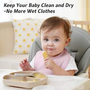 Bavoir pour bébé 100% bambou de qualité supérieure, doux et sûr - Product Image 4