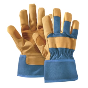 Gants de travail robustes en cuir de vachette grainé renforcé, résistants à l'abrasion et à la chaleur, pour la construction, le jardinage, la manutention et la sécurité - Product Image 2