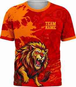 Couleurs personnalisées, nouveau design Lion, fabrication de qualité supérieure pour hommes, t-shirts en sublimation / t-shirts imprimés en sublimation pour hommes à prix avantageux - Product Image 3