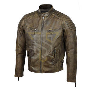 เสื้อแจ็คเก็ตหนังผู้ชายไซส์ XL คุณภาพสูง รุ่นใหม่ล่าสุด ผ้าถักเนื้อบางเบา ซิปแบบตั้ง ระบายอากาศได้ดี ผลิตจากโพลีเอสเตอร์ เหมาะสำหรับฤดูหนาว - Product Image 1