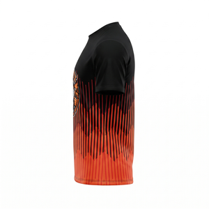 T-shirt de course de marathon haute performance personnalisé avec logo imprimé, léger, anti-transpiration, vêtements de sport compressifs pour la vente en gros - Product Image 2