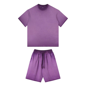 Top Quality Custom Your Own Design Wholesale Custom Sweat suit with logo Outfits Summer Two 2 Piece Short <b>Set</b> for Men Made - Product Image 1