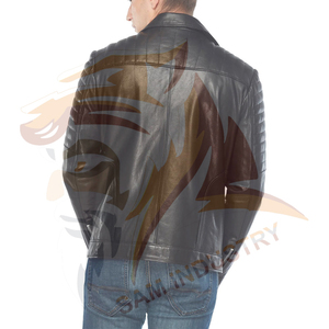 New Style Solid Color Custom Design <b>Leather</b> <b>Jackets</b> For Men Casual Wear <b>Winter</b> <b>Leather</b> <b>Jackets</b> For Adults Men - Product Image 3