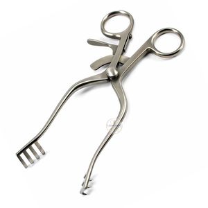 Retracteurs à crochet Weitlaner 13 cm 3x4 à pointes acérées pour chirurgie - Product Image 2