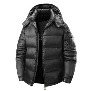 Winter Unisex Plus Zipper Puffer <b>Jacket</b> Stand Collar Outdoor Winter Lightweight <b>Packable</b> <b>Jackets</b> - Product Image 1