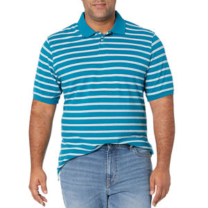 Polo pour homme sur mesure OEM, couleur unie haut de gamme, coton d'été, vente en gros en vrac - Product Image 1
