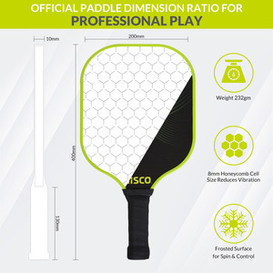 Ensemble de raquettes de pickleball en fibre de verre avec mousse multi-densité et housse de protection, idéal pour les débutants - Product Image 2
