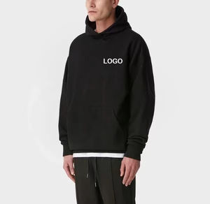 High Quality Cotton Blank <b>Oversized</b> Heavyweight <b>Hoodie</b> <b>Men</b>. OEM/ODM Custom <b>Men's</b> Hoodies 100% Cotton 500gsm <b>Oversized</b> <b>Hoodie</b> - Product Image 3