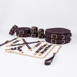 Ensembles de 16 Pièces de Contraintes en Cuir Véritable Personnalisables – Vente en Gros d'Équipements de Bondage et Fétichisme – Fournisseur de Jouets pour Adultes RTTS-0017 - Product Image 5