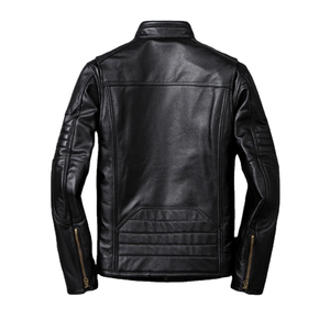 100% Genuine Cowhide Men's Leather <b>Jacket</b> New Stylish for Crocodile Skin Embossed Vintage Style Autumn Season <b>Canvas</b> <b>Jacket</b> Coa - Product Image 5